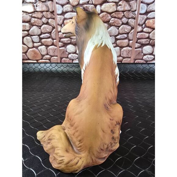 1986 HOMCO Mexico ~ Masterpiece Porcelain ~ COLLIE DOG Figurine - Picture 6 of 9